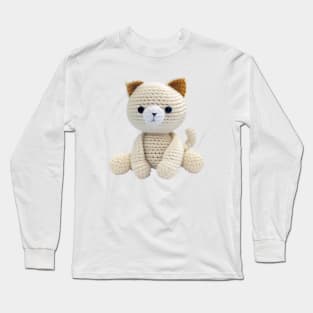 Crochet Cat Baby Toy Long Sleeve T-Shirt